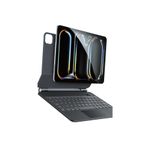 Coverzone iPad Pro 11 ile Uyumlu (2024) Case Folio Utra Slim Klavyeli Tablet Kılıfı Touchpad Case