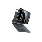 Coverzone iPad Pro 13 inch (2024) ile Uyumlu Case Magic Keyboard Folio Utra Slim Klavyeli Tablet Kılıfı KB31