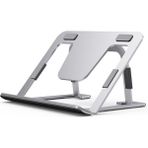Coverzone iPad Uyumlu Tablet Standı Yüksekliği Ayarlanabilir Tutucu Tok Alüminyum 14 Inç Notebooklar ile Uyumlu Pedli Kaymaz Tasarım %100 Tok Alüminyum Alaşımlı Katlanır ZR749