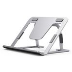 Coverzone iPad Uyumlu Tablet Standı Yüksekliği Ayarlanabilir Tutucu Tok Alüminyum 14 inç Notebooklar ile Uyumlu Pedli Kaymaz Tasarım%100 Tok Alüminyum Alaşımlı Katlanır ZR749 (ZR749)