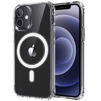 Coverzone iPhone 11 ile uyumlu Kılıf Şeffaf, Wireless Magsafe ile uyumlu Silikon Kapak Kamera Koruma Çıkıntılı Kılıf, Şeffaf