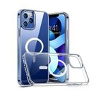 Coverzone iPhone 11 ile Uyumlu Transparent Manyetik Magsafe ile Uyumlu, Tam Gövde Koruyucu Kılıf İnce Darbeye Dayanıklı Şeffaf CrystalClear Mika Telefon Kılıfı PMMA - Şeffaf