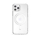 Coverzone iPhone 12 Pro Max ile uyumlu Kılıf Şeffaf, Wireless Magsafe ile uyumlu Silikon Kapak Kamera Koruma Çıkıntılı Kılıf, Şeffaf