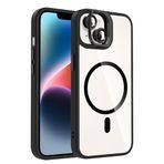 Coverzone iPhone 13 ile Uyumlu Z-Etro MagSafe Wireless Şarj Destekli, Güçlü Manyetik Tutucu, Stand Olabilen, Kamera Lens Hediyeli Koruyucu Kılıf Siyah