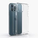 Coverzone iPhone 13 Pro ile uyumlu Kılıf Z-Nitro Anti Shock Silikon Kapak Kamera Korumalı Antişok Airbag Köşe Korumalı Silikon Şeffaf Kılıf