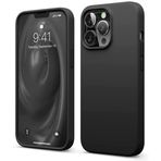 Coverzone iPhone 13 Pro Max İle Uyumlu Kılıf Bye Silikon Arka Kapak Siyah