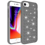 CoverZone iPhone 14 Airbagli Kamera Korumalı Parlak Tasarımlı Z-Snow Emollient Siyah Cep Telefonu Kılıfı