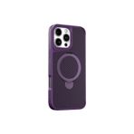Coverzone İphone 14 Plus Uyumlu Kılıf Karbon Fiber Görünümlü Magsafe Uyumlu Stand Olabilen Carbon