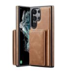 Coverzone iPhone 14 Pro ile uyumlu Deri Kılıf Magsafe ile uyumlu Wallet 2 in 1 Çıkarabilir Kart Tutucu Mıktanıslı Stand olabilen Phone case Deri Kapak Wireless Şarj Özellikli Kahverengi