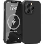 Coverzone iPhone 14 Pro Max Uyumlu Kamera Korumalı Silikon Kılıf - Soft ve Pürüzsüz Dış Yüzey, Ultra İnce, Esnek Arka Kapak - Siyah