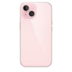Coverzone iPhone 15 İle Uyumlu / 15 Plus / 15 Pro / 15 Pro Max serileri ile uyumlu Kılıf Süper Şeffaf ve pürüzsüz yüzeyli Silikon Kapak Şeffaf (İphone 15 plus)