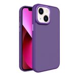 Coverzone İphone 15 ile Uyumlu Köşe Korumalı Buzlu Saydam Metal Çerçeveli – Darbeye Dayanıklı, Kamera Korumalı, Mat Arka Yüzey, Ultra İnce Şeffaf Koruma Telefon Kılıfı