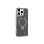 Coverzone İphone 15 Pro İle Uyumlu Kılıf Karbon Fiber Görünümlü Magsafe İle Uyumlu Stand Olabilen Carbon