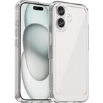 Coverzone iPhone 16 Plus ile uyumlu Kılıf Süper Esnek Yapılı Kamera Korumalı Toz ve Kirden Koruyan Silikon iPhone 16 Plus ile uyumlu Süper Şeffaf Kapak