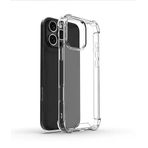 Coverzone iPhone 16 Pro Max ile uyumlu Kılıf Z-Nitro Anti Shock Silikon Kapak Kamera Korumalı Antişok Airbag Köşe Korumalı Silikon Şeffaf Kılıf