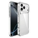 Coverzone iPhone 17 Pro ile uyumlu Kılıf Şeffaf ve pürüzsüz yüzey ClearSafeguard T-Max Silikon Airbag köşe tasarım 0.2 mm Kamera çıkıntı Koruma Kapak Clear