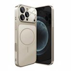 Coverzone iPhone 17 Pro Max ile Uyumlu Kılıf MagSafe ile uyumlu Kablosuz Şarj Destekli Temperli Kamera Koruma Glass Kılıf – Parmak izi yapmayan Wireless Charging Kamera Koruyucu Darbe Emici Sert Kapak