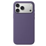 Coverzone İphone 17 Pro Max İle Uyumlu Özel Üretim Leke, Parmak İzi Tutmayan Silinebilen İçi Kadife Lansman Silikon Premium Telefon Kılıfı LK1 Derin Mor
