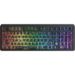 CoverZone Kablolu Mekanik Oyun Klavyesi 8000Hz-Rapid Trigger-Dks-Tkl | Ajazz AK980 Max He - Siyah
