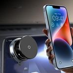 Coverzone Kablosuz Araç İçi Cep Telefonu Tutucu Araç içi Montaj Süper Güçlü Vakumlu Manyetik Telefon Tutucu K009