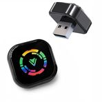 Coverzone Kablosuz CarPlay Adaptörü USB-A Bağlantılı WiFi Bluetooth Destekli iOS 10 ve Üzeri iPhone 6 ve Sonrası Uyumlu Wireless CarPlay Box USB-C Adaptör Dahil Araç Multimedya Dönüştürücü | ZR1258
