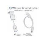 Coverzone Kablosuz Hd Görüntü Aktarıcı Seti 50M Usb-C Verici Alıcı Hdmı Plug Play | Zr1179