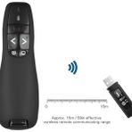 CoverZone Kablosuz Lazer Sunum Kumandası USB Alıcılı 2,4 Ghz Powerpoint Sunumu Kırmızı Işık Uzaktan Kumanda