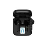 Coverzone Kablosuz Tws Bluetooth Type-C LED Ekranlı Kulakiçi Kulaklık - Siyah