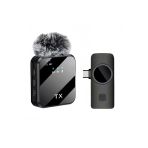 Coverzone Kablosuz Yaka Mikrofonu - Yaka Tipi, iPhone 16 & Type-C Uyumlu, PC Tablet, Canlı Yayın & Kayıt 1026