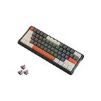 Coverzone Leaven Mini Kablolu Mekanik RGB Işıklı Klavye 61 Tuşlu Kırmızı Switch Q Klavye 10cm x 29cm K610