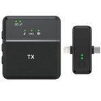 Coverzone Lightning ve Type-C Uçlu Mikrofon Youtuber Canlı Yayın Twich Röportaj Klipsli Yaka Mikrofonu iPhone Lightning Modellerine Uyumlu SX31