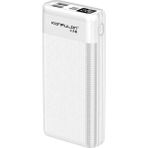CoverZone Lityum Polimer A-30 15W 3 Çıkışlı 20.000 mAh Beyaz Powerbank