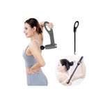 Coverzone Masaj Aleti 30W Güçlü Motor 6 Kademeli 4 Masaj Başlığı Sırt Bel Bacak ve Kol Masajı KH-555