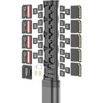 Coverzone microSD için Budi Alaşımlı Hafıza Kartı Depolama Çubuğu - Tam SD ve Nano Sim Düzenleyici DC536CB