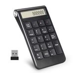 Coverzone Mini Sayısal Tuş Takımı, USB Bağlantılı Klavye, Nümerik Keypad, Sayı Girişi ve Hesap Makinesi Fonksiyonu, Kompakt Tasarım, Type-C Hızlı Veri Girişi, Siyah | ZR1273