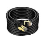 Coverzone Narita Cat 7 Ağ Kablosu, 10Gbps Ethernet Kablo, 1.5 Metre, Siyah