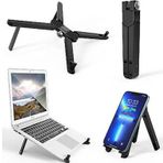 Coverzone Notebook Laptop Tablet Telefon Plastik Stand Masaüstü Tutucu 4-15,6 inç Tablet Telefon Uyumlu