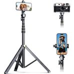 Coverzone NP688 210 cm Tripod ve Monopod Özellikli Kullanımı Kolay ve Pratik iç ve Dış Mekan Fotoğraf ve Video Çekimleri için Tripod (NP688 210 cm Tripod)
