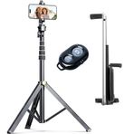 Coverzone NP688 210 cm Tripod ve Monopod Özellikli Kullanımı Kolay ve Pratik iç ve Dış Mekan Fotoğraf ve Video Çekimleri için Tripod (NP688 tripod+(telefon+tablet tutucu)+kumanda)