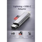 Coverzone Otg Lightning Usb-C Sd Tf Kart Okuyucu Usb Bellek Klavye Mouse Destekli Metal Gövde | Rxy-118