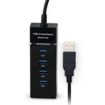 Coverzone Port-13 4 PORT HUB USB 3.0 ÇOĞALTICI ÇOKLAYICI PG-288-30 Santimetre Siyah Renk