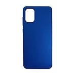 Coverzone Premier Galaxy A32 İle Uyumlu Kılıf Premier Silikon Kamera Korumasız Arka Kapak Mavi