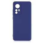 Coverzone Premier Xiaomi Mi 12 İle Uyumlu Kılıf Premier Silikon Kapak Lacivert