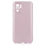 Coverzone Premier Xiaomi Redmi Note 10 İle Uyumlu Kılıf Premier Silikon Arka Kapak Rose Gold