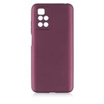 Coverzone Premier Xiaomi Redmi Note 11 4G İle Uyumluc Kılıf Premier Silikon Kapak Mürdüm