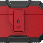 Coverzone Pro Ile Kılıf Kulaklık Koruyucu Çengelli Airbag Panoply Siyah-kırmızı