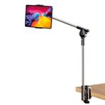 Coverzone Profesyonel 12.9 inçe kadar Uyumlu Tablet Tutucu Yüksekliği Ayarlanabilir Kol Ve Kendinden Açısı Ayarlanabilir 2 Eklemli 360 Derece Dual Turbo Auto Lock Siyah Renk ZM-050 (ZM-050)