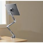 Coverzone Profesyonel Ayarlanabilir Manyetik Tablet Tutucu Alüminyum Stand, 360° Ayarlanabilir, 20X Daha Güçlü Kilitleme, 4-13" Telefon ve Tabletler İçin, Yatak, Masa Montaj | T01 Mangnetic