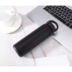 Coverzone Profesyonel Kahve Termosu Paslanmaz Çelik 500ml Termos Suluk Gezi Piknik için Modern Tasarım Ev İş Okul Spor Kullanımına Uygun Su Çay Kahve Çok Amaçlı Kullanım Travel 500 (Siyah)
