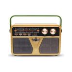 Coverzone Retro Radyo Taşınabilir Bluetooth Speaker Ve Hoparlör Ahşap Kaplama Kumandalı Klasik Antika Tarzı İç ve Dış Mekan Multiband USB Girişli Dekoratif Klasik Radyo CV-5070BT